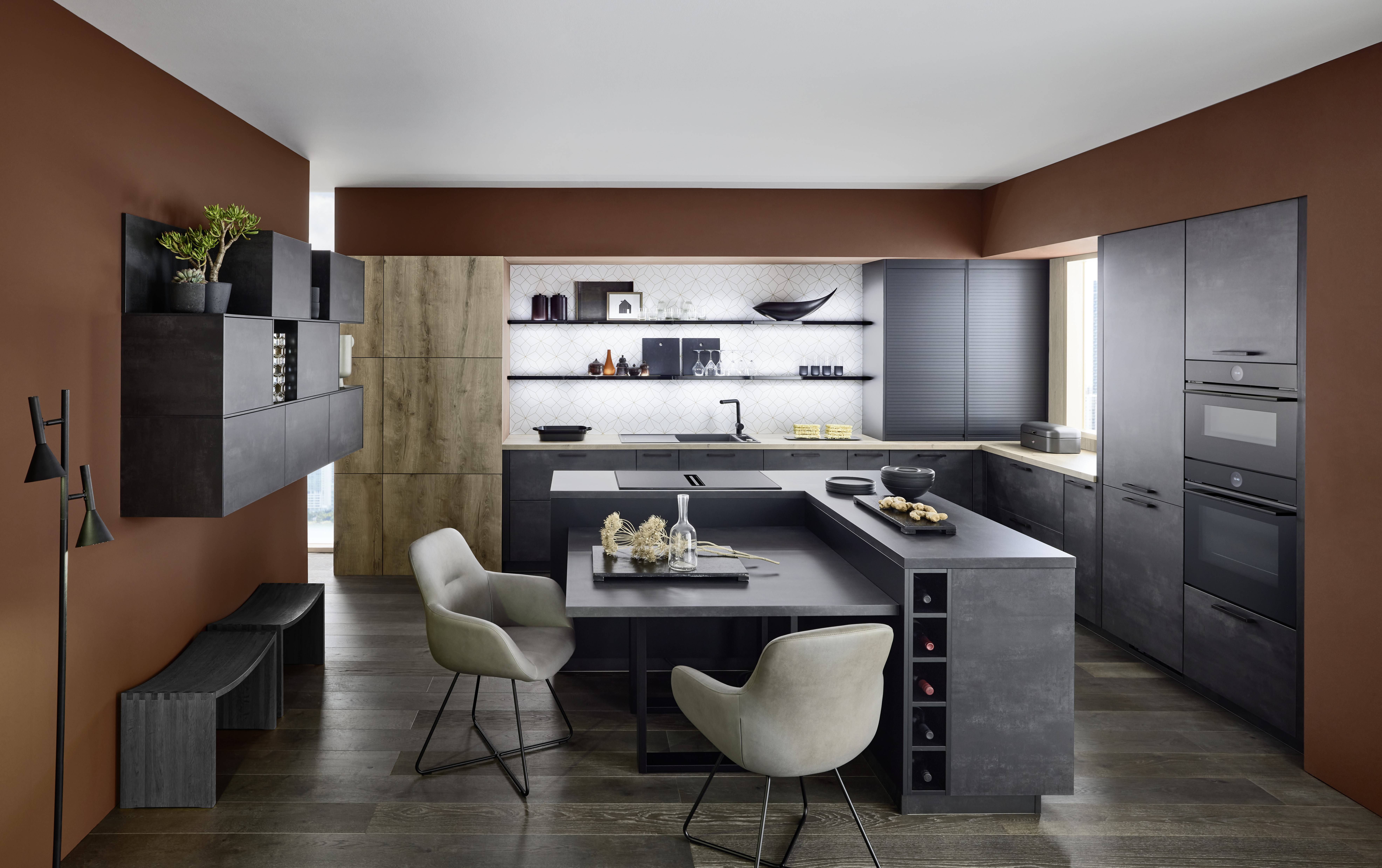 NOBILIA Japandi mit Bosch Geräten - Hauptschuss