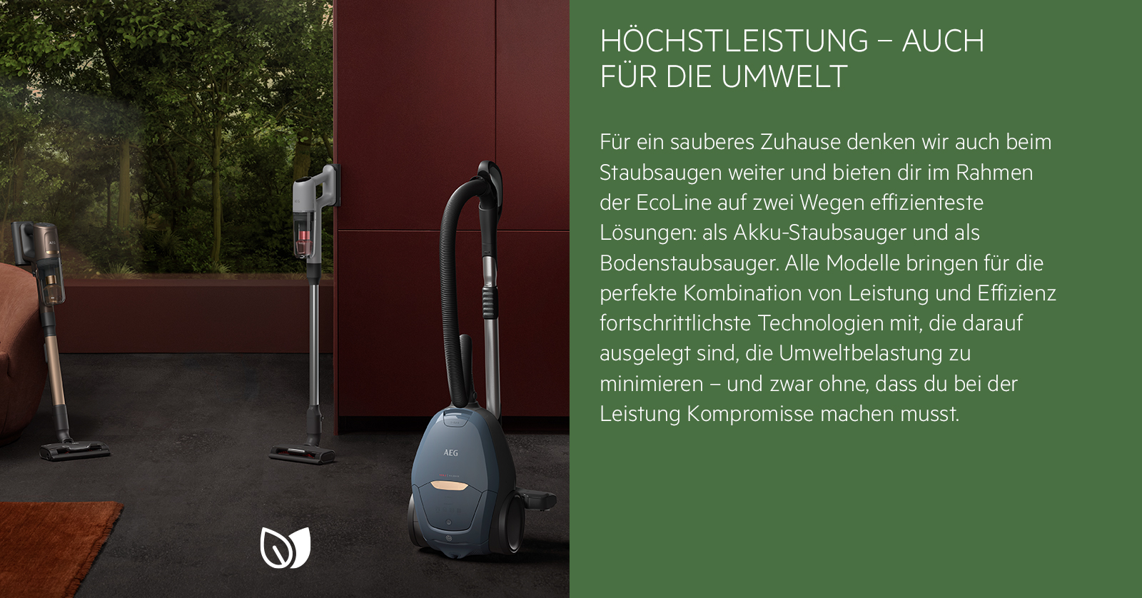 AEG Ecoline Staubsauger - für ein sauberes Zuhause.