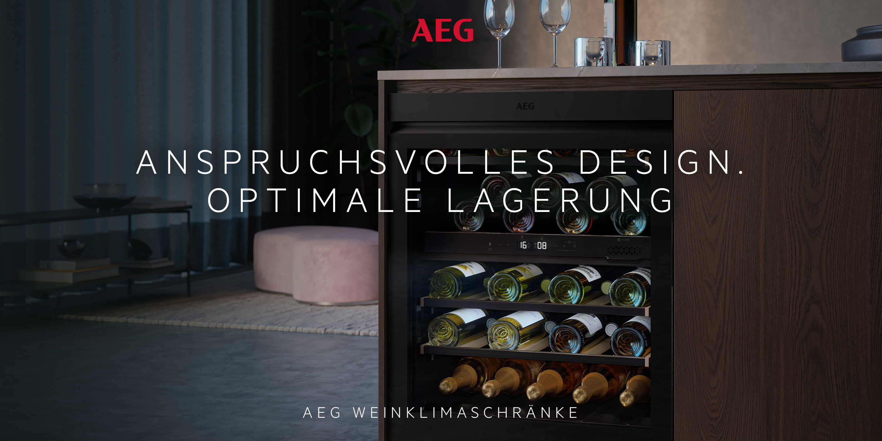 AEG Weinklimaschrank.
